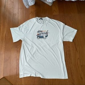 White oversized shirt from shein